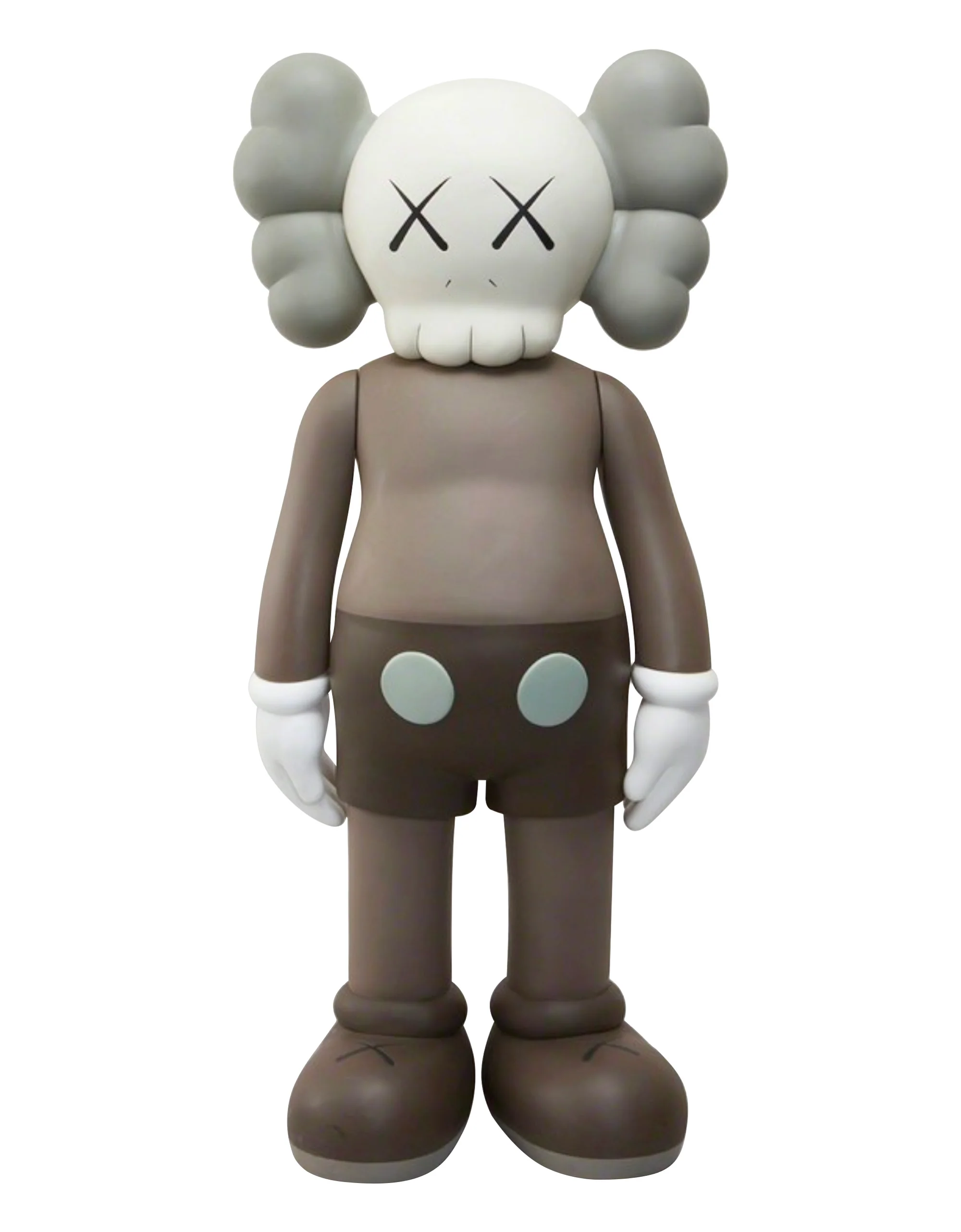 KAWS Regular Companion Brown 4 Foot Statue 2007