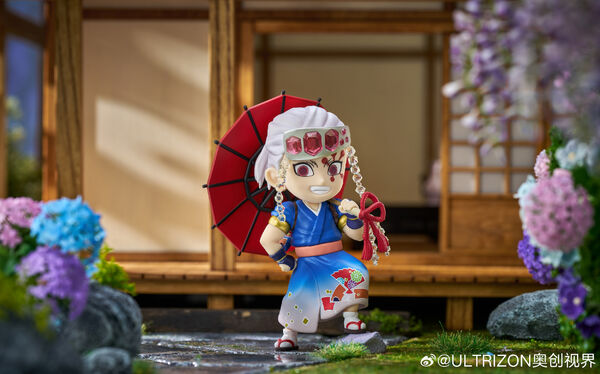 Kimetsu no Yaiba - Uzui Tengen - Demon Slayer: Kimetsu no Yaiba Official Mini-Chara Illustration Series Tsuyu (Rainy Season) Mini Figure  (A) - Mini Figure (Ultrizon)