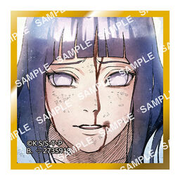 Naruto Shippuuden - Hyuuga Hinata - Gashapon - Mame Gacha Shikishi - Mame Gacha Shikishi Naruto Shippuuden Vol.2