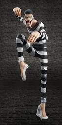 One Piece - Mr.2 Bon Kure - Excellent Model - Portrait Of Pirates Limited Edition - 1/8 - 10th Limited Ver. (MegaHouse)