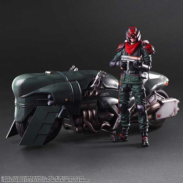 Final Fantasy VII Remake - Keibihei - Play Arts Kai - & Bike Set (Square Enix)
