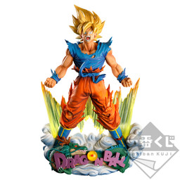 Dragon Ball Z - Shenron - Son Goku SSJ - Amusement Ichiban Kuji Dragon Ball Z Super Master Stars Diorama - Diorama - Ichiban Kuji - Super Master Stars Diorama - The Brush (Banpresto)
