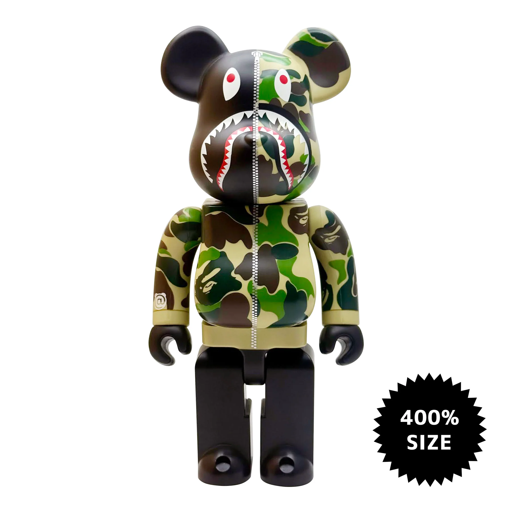 Medicom Be@rbrick BAPE Camo Shark 400% Blue