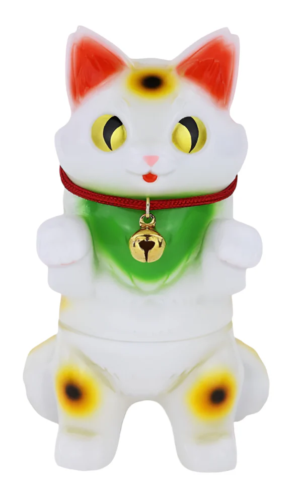 Konatsu Fluffy Negora Lucky Cat Sofubi