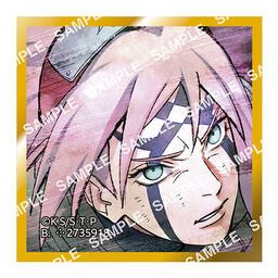 Naruto Shippuuden - Haruno Sakura - Gashapon - Mame Gacha Shikishi - Mame Gacha Shikishi Naruto Shippuuden Vol.2