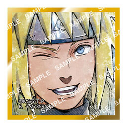 Naruto Shippuuden - Namikaze Minato - Gashapon - Mame Gacha Shikishi - Mame Gacha Shikishi Naruto Shippuuden Vol.2