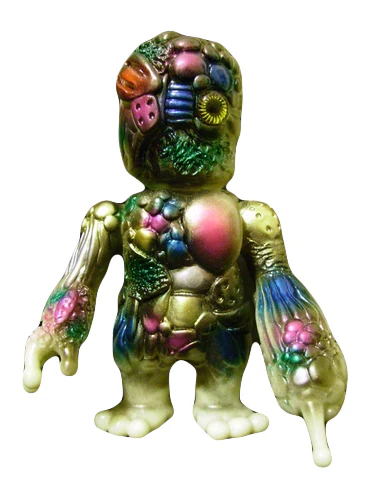 RealxHead Mutant Chaosman Sofubi GID Gold Metallic
