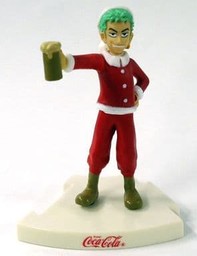 One Piece - Roronoa Zoro - One Piece Figure Collection Omatsuridanshaku to Himitsu no Shima - Happy Birthday Chopper Christmas Version
