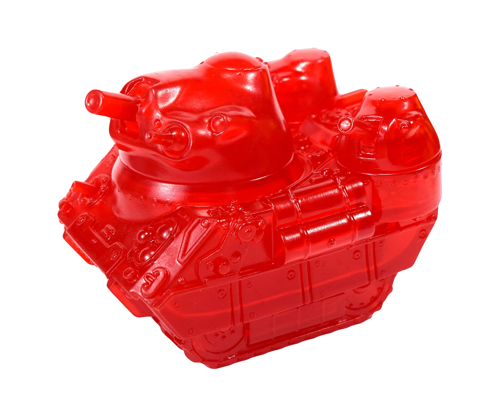 Max Toy Co. Kaiju Tank Sofubi Clear Red