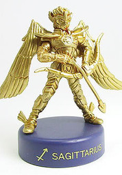Saint Seiya - Sagittarius Seiya - Candy Toy - Dydo Dr. Pepper Saint Seiya Brass Figures