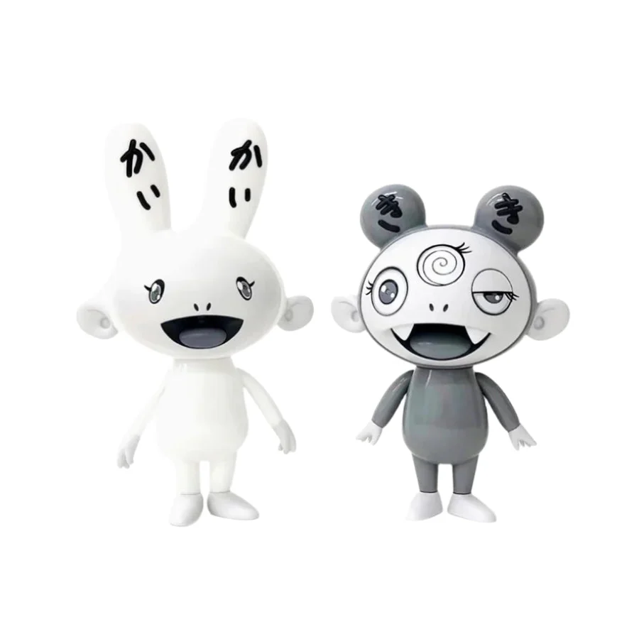 Takashi Murakami Kaikai & Kiki Bronze Set Perrotin