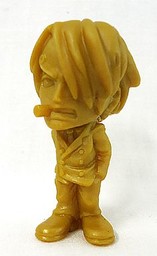 One Piece - Sanji - Candy Toy - One Piece AmeColle Amazing Log Collection - Golden Color Version