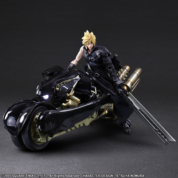Final Fantasy VII: Advent Children - Cloud Strife - Play Arts Kai - & Fenrir (Square Enix)