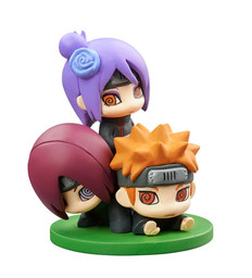 Naruto Shippuuden - Konan - Nagato - Yahiko - Petit Chara Land - Puchi Chara Land Naruto Shippuden Kuchiyose! Naruto to "Akatsuki" Hen Sono Ni (MegaHouse)