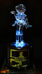 Bishoujo Senshi Sailor Moon Sailor Stars - Super Sailor Mercury - Toru Toru Catcher - Sailor Star Light Up Figures (Banpresto)