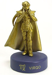 Saint Seiya - Virgo Shaka - Candy Toy - Dydo Dr. Pepper Saint Seiya Brass Figures