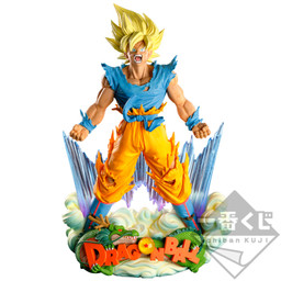 Dragon Ball Z - Shenron - Son Goku SSJ - Amusement Ichiban Kuji Dragon Ball Z Super Master Stars Diorama - Diorama - Ichiban Kuji - Super Master Stars Diorama - The Original (Banpresto)