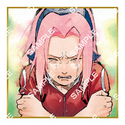 Naruto Shippuuden - Haruno Sakura - Gashapon - Mame Gacha Shikishi - Mame Gacha Shikishi Naruto Shippuuden