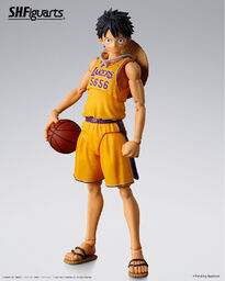 Los Angeles Lakers - One Piece - Monkey D. Luffy - One Piece × NBA - S.H.Figuarts