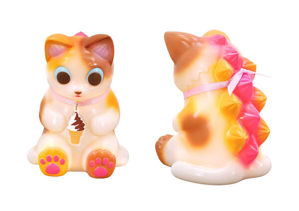 Bakeneko Kaijuu Negora - Negora - Osuwari Negora - Sofubi Figure - Ice Cream (Konatsuya)