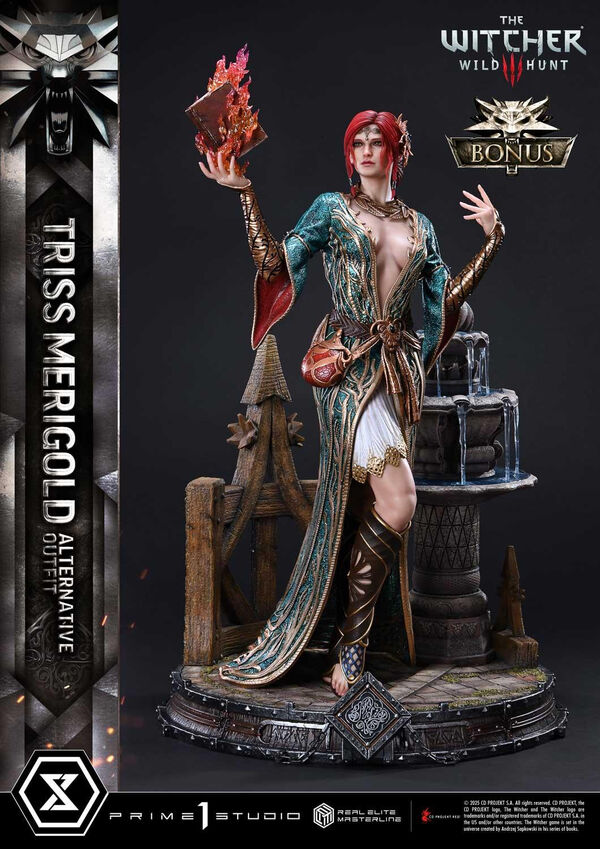 The Witcher 3: Wild Hunt - Triss Merigold - Real Elite Masterline  (REMW3-01S) - 1/4 - Alternate Outfit, Bonus Version (Prime 1 Studio)