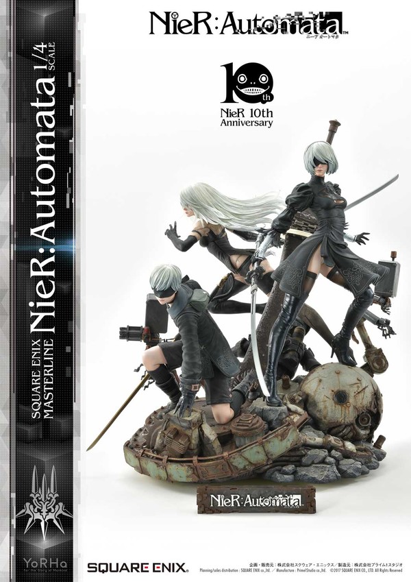 NieR: Automata - Pod 042 - Pod 153 - YoRHa No. 2 Type B - YoRHa No. 9 Type S - YoRHa Type A No.2 - Square Enix Masterline  (SEM-01) - 1/4 (Prime 1 Studio, Square Enix)