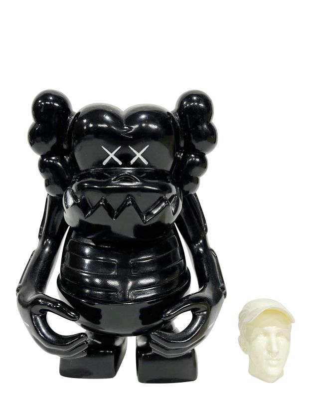 KAWS x Bounty Hunter Skull Kun Black 2006
