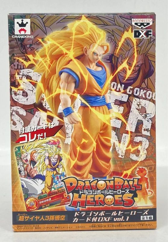 Banpresto with card DXF vol.1 Super Saiyan 3 Goku