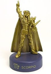 Saint Seiya - Scorpio Milo - Candy Toy - Dydo Dr. Pepper Saint Seiya Brass Figures