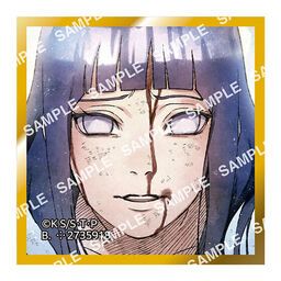 Naruto Shippuuden - Hyuuga Hinata - Gashapon - Mame Gacha Shikishi - Mame Gacha Shikishi Naruto Shippuuden Vol.2