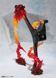 One Piece - Sanji - Figuarts ZERO - Battle ver. Diable Jambe Flambage Shot
