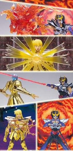 Saint Seiya - Myth Cloth EX - Phoenix Ikki & Virgo Shaka Effect Parts Set
