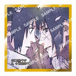 Naruto Shippuuden - Uchiha Itachi - Uchiha Sasuke - Gashapon - Mame Gacha Shikishi - Mame Gacha Shikishi Naruto Shippuuden Vol.2