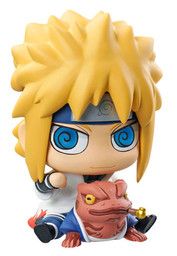Naruto Shippuuden - Gamabunta - Namikaze Minato - Chimi-Mega Soft Vinyl Series (MegaHouse)