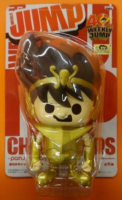 Banpresto Weekly Shonen Jump 40th Anniversary Sofubi Figure 4 Inn Blister Seiya Gold Cross