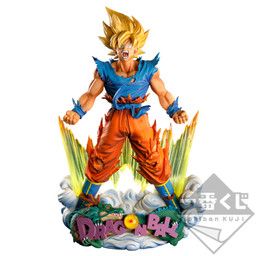 Dragon Ball Z - Shenron - Son Goku SSJ - Amusement Ichiban Kuji Dragon Ball Z Super Master Stars Diorama - Diorama - Ichiban Kuji - Super Master Stars Diorama - The Brush (Banpresto)