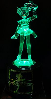 Bishoujo Senshi Sailor Moon Sailor Stars - Super Sailor Jupiter - Toru Toru Catcher - Sailor Star Light Up Figures (Banpresto)
