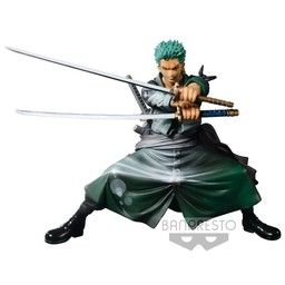 One Piece - Roronoa Zoro - Figure Colosseum - SCultures - Zoukeiou Chojho Kessen - Shining Color ver. (Banpresto)