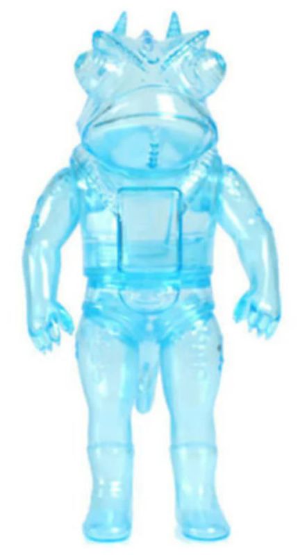 Loop Goccodo Clear-Blue Rainy Day Sofubi Kaiju
