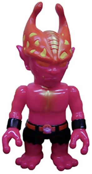 RealxHead Mutant Evil Dark Pink Sofubi