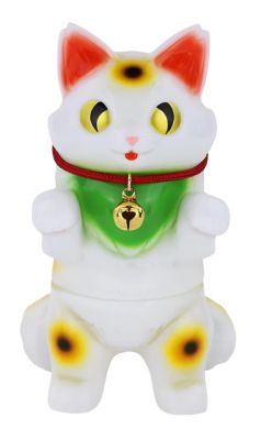 Konatsu Fluffy Negora Lucky Cat Sofubi