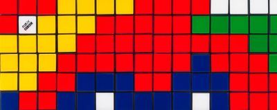Invader Space Invader Rubik Cube Framed Set