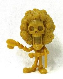 One Piece - Brook - Candy Toy - One Piece AmeColle Amazing Log Collection - Golden Color Version