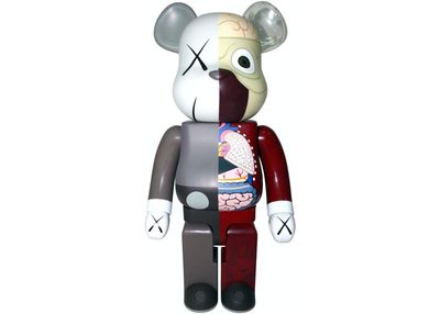 KAWS Dissected Companion Be@rbrick 1000% Brown 2010
