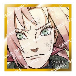 Naruto Shippuuden - Haruno Sakura - Gashapon - Mame Gacha Shikishi - Mame Gacha Shikishi Naruto Shippuuden Vol.3