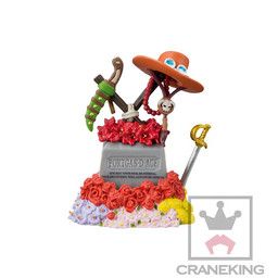 One Piece - Portgas D. Ace - World Collectable Figure - World Collectable Figure One Piece History of Ace - Tombstone Memorial (Banpresto)