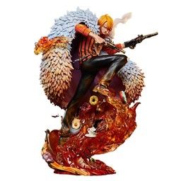 One Piece - Sanji - One Piece Log Collection Statue - 1/4 (Plex, Unique Art Studio)