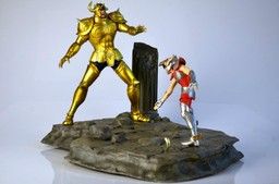 Saint Seiya - Pegasus Seiya - Taurus Aldebaran - 1/7 - Diorama (IRON Studios, PiziiToys, Toei Animation)