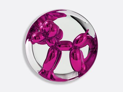 Jeff Koons Balloon Dog Porcelain Magenta (Bernardaud)