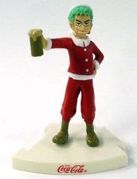 One Piece - Roronoa Zoro - One Piece Figure Collection Omatsuridanshaku to Himitsu no Shima - Happy Birthday Chopper Christmas Version